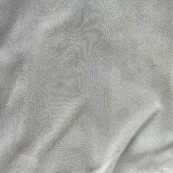 BCBGMaxAzria Tina Silk Feather Print Shift Dress with Slip Mini Gray Taupe - Picture 13 of 14